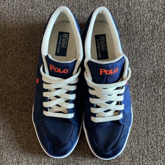 Poli Ralph Lauren men’s size 12 D so Gorgeous Navy Blue Shoe - Picture 6 of 15